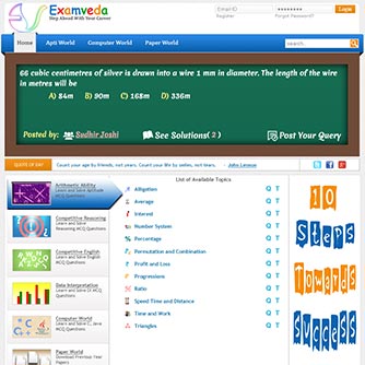 Examveda Website Examveda